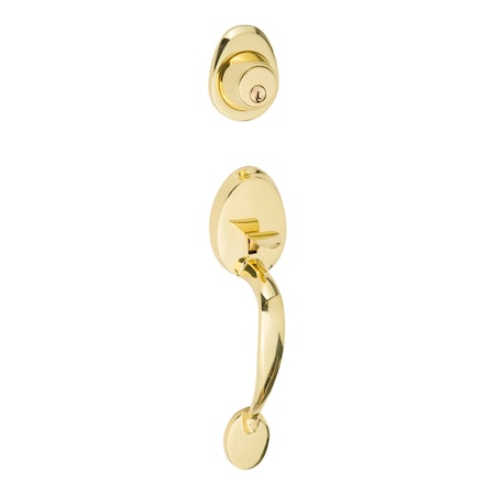 Sure-Loc Hardware Sure-Loc Hardware Alta Dummy Handleset, Polished Brass AT500 3